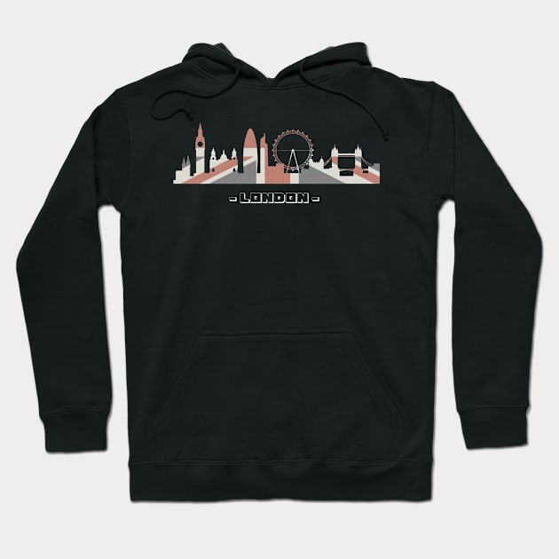 Famous City Tees - London Hoodie by marko.vucilovski@gmail.com